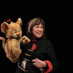 Sesame Street puppeteer Pam Arciero. Photo by Lia Chang