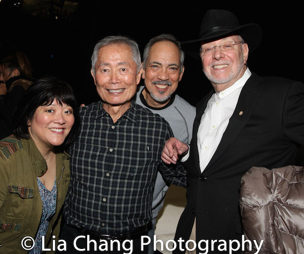 Ann Harada, George Takei, Thom Sesma and Don Buchwald. Photo by Lia Chang