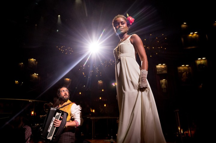 Josh Groban and Denée Benton in Natasha, Pierre, and the Great Comet of 1812 Photo by: Chad Botka