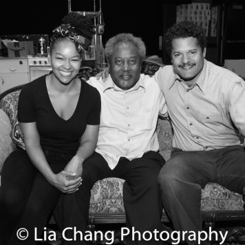 Crystal A. Dickinson, Willie Dirden and Brandon J. Dirden Photo by Lia Chang