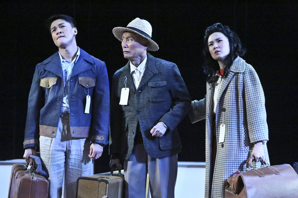 Ethan Le Phong, George Takei, and Elena Wang. Photo by Michael Lamont