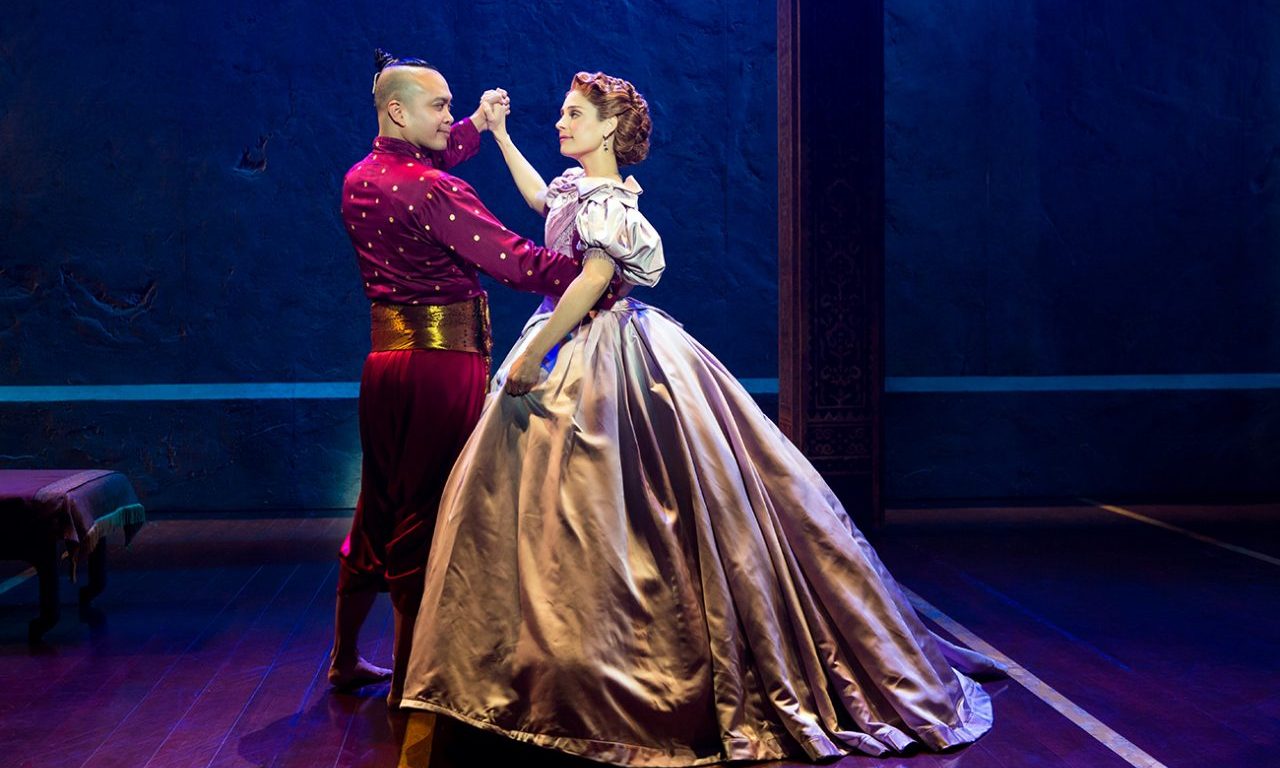 Jose Llana and Elena Shaddow in Rodgers Hammerstein's "The King and I." Photo by Jeremy Daniel