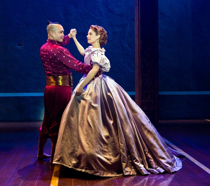 Jose Llana and Elena Shaddow in Rodgers Hammerstein's "The King and I." Photo by Jeremy Daniel