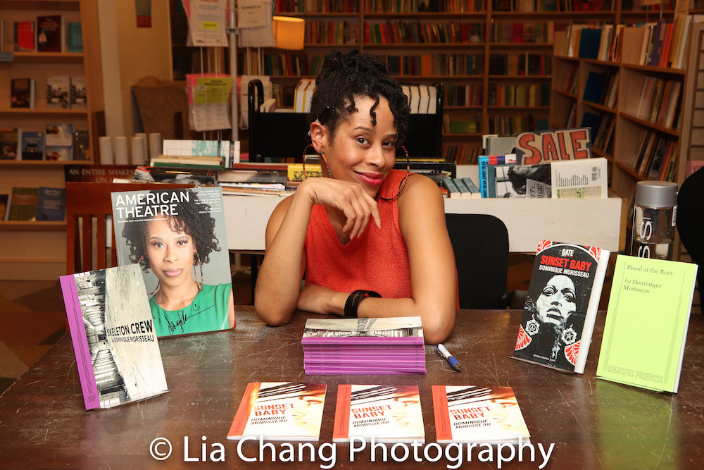 Dominique Morisseau at The Drama Bookshop in New York on May 7, 2018. Photo by Lia Chang
