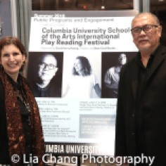 Dramaturg Cobino Gillitt and Playwright N. Riantiarno. Photo by Lia Chang
