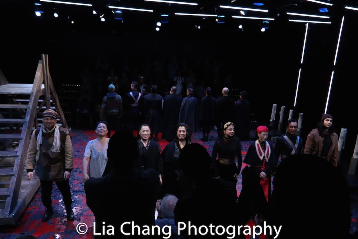 David Shih, Sophia Skiles, Vanessa Kai, Mia Katigbak, Mahira Kakkar, Wai Ching Ho, Ron Domingo and Michelangelo Hyeon. Photo by Lia Chang 