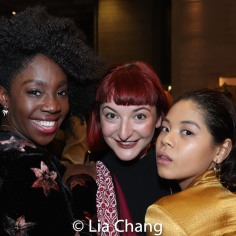 Carly Mercedes Dyer, Rosie Fletcher and Eva Noblezada. Photo by Lia Chang