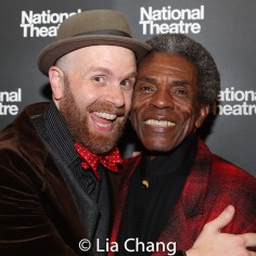 Liam Robinson and André De Shields. Photo by Lia Chang