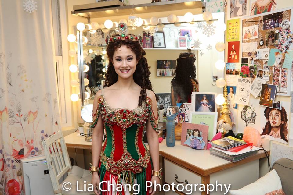 Ali Ewoldt in her dressing room at The Majestic in New York. Photo by Lia Chang