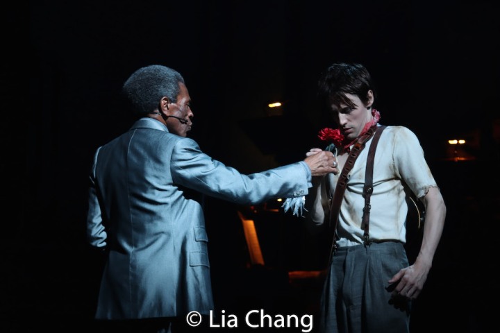 André De Shields and Reeve Carney. Photo by Lia Chang