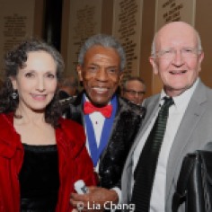 Bebe Neuwirth, André De Shields and John Doyle attend the American Theater Hall Of Fame Awards held on November 18, 2019 at the Gershwin Theatre in New York City. Photo by Lia Chang